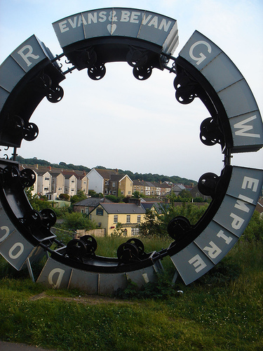 Hengoed viaduct wheel
